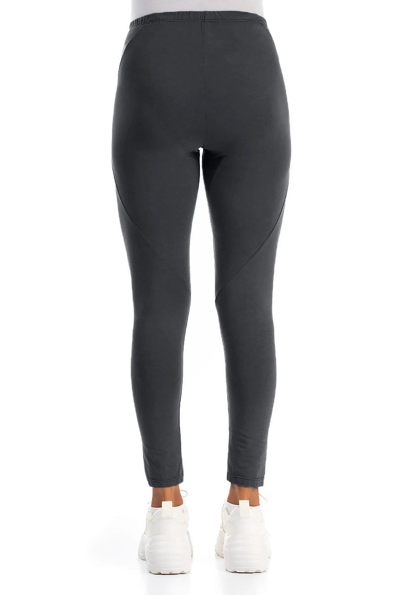 Leggings en coton graphite
