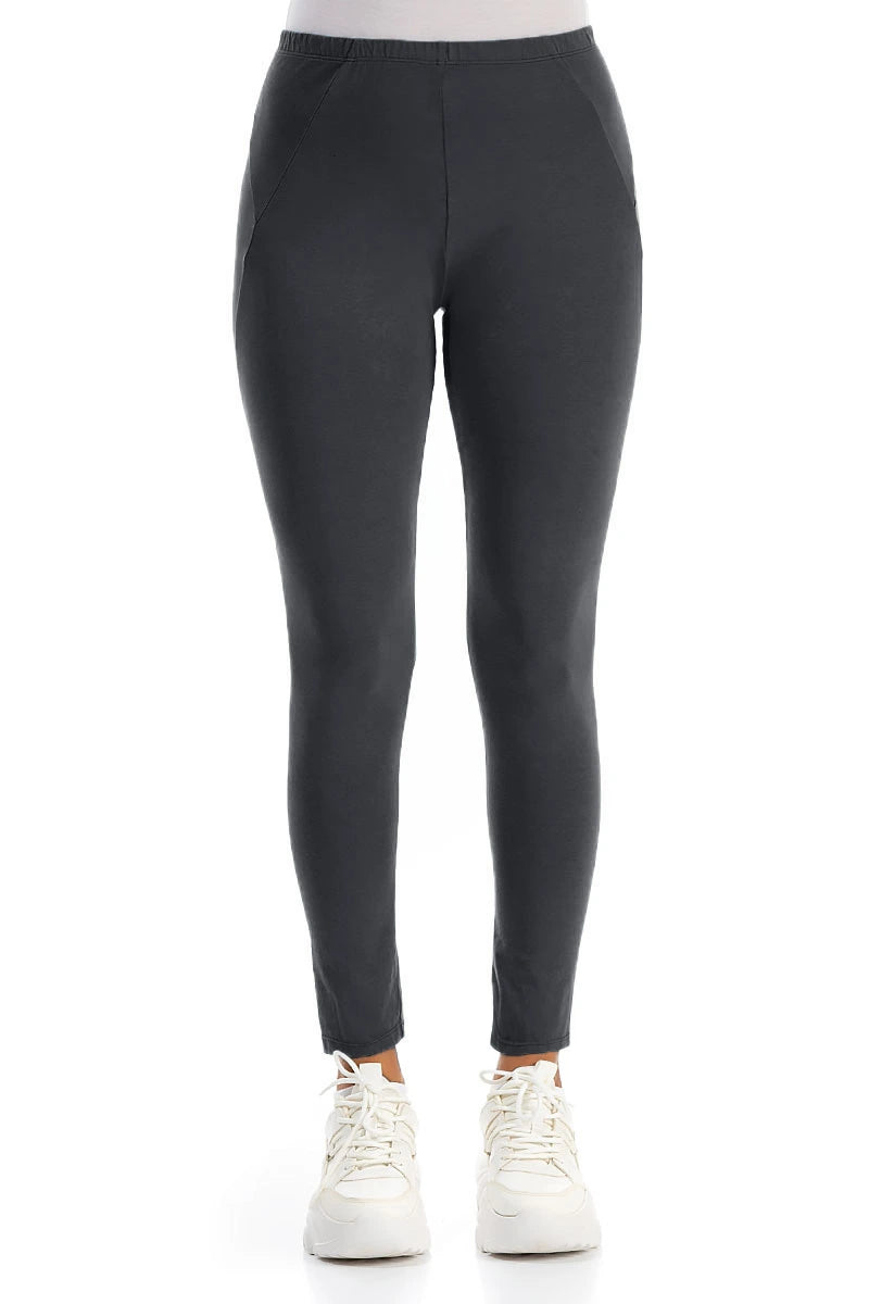 Leggings en coton graphite