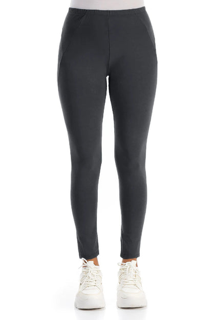Leggings en coton graphite