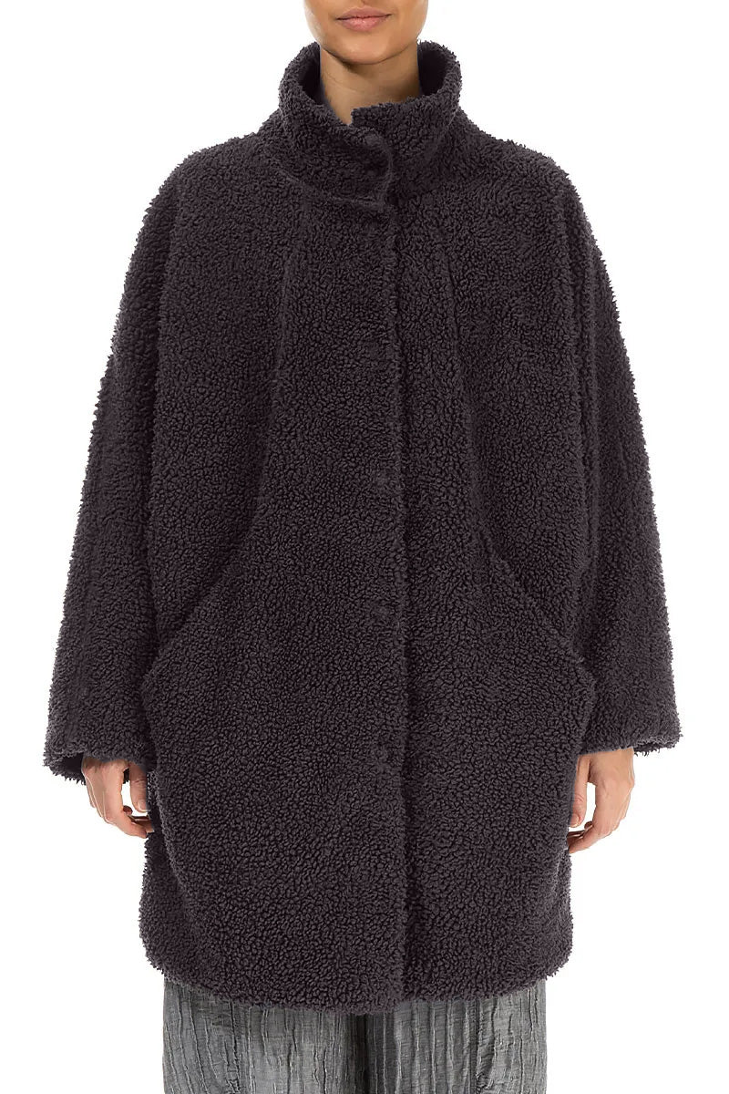 Graphite Teddy Cotton Coat 1