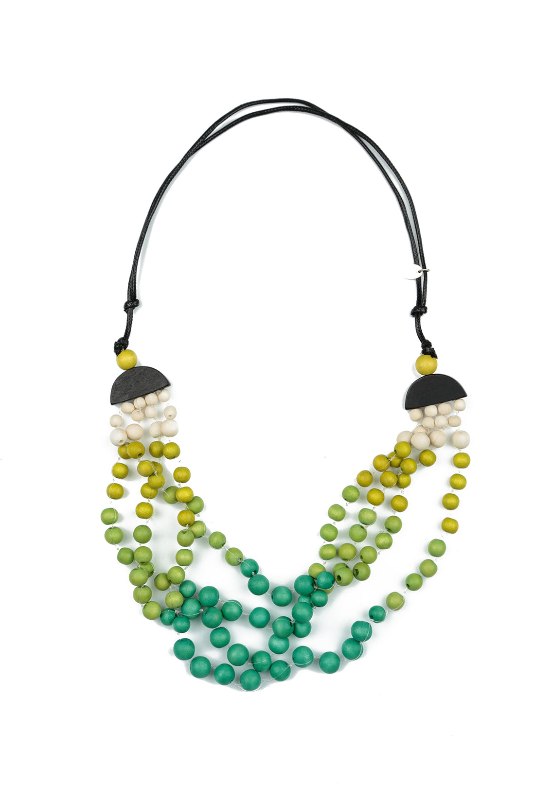 Green Haze Wood Necklace 4