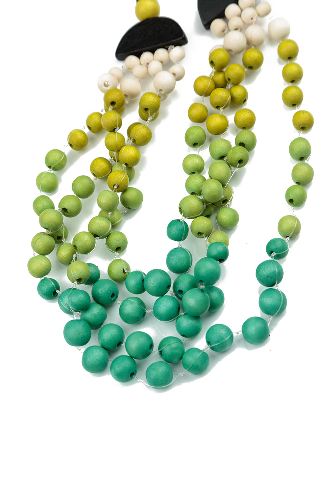 Green Haze Wood Necklace 6