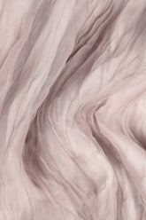 Greige Crumpled Silk Chiffon Dress 5