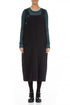 Grey Wavy Cotton Pinafore Dress 1
