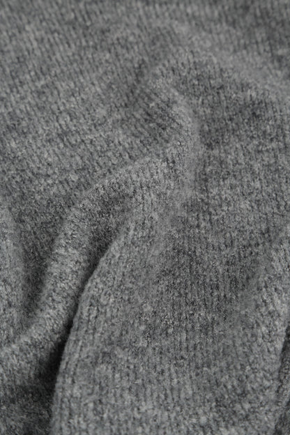 Grey Wool Infinity Scarf 4