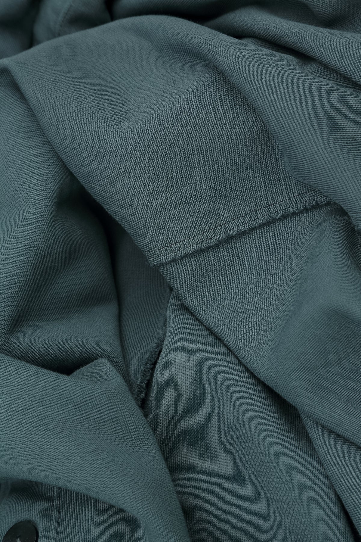 High Collar Slate French Terry Cotton Jacket 6