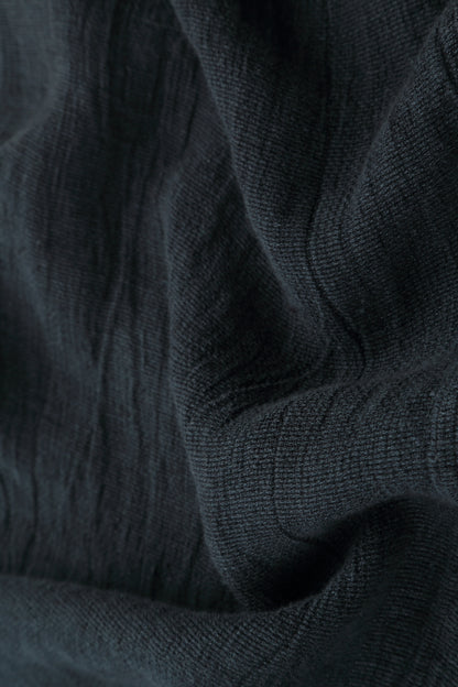 Hooded Grey Mélange Linen Jacket