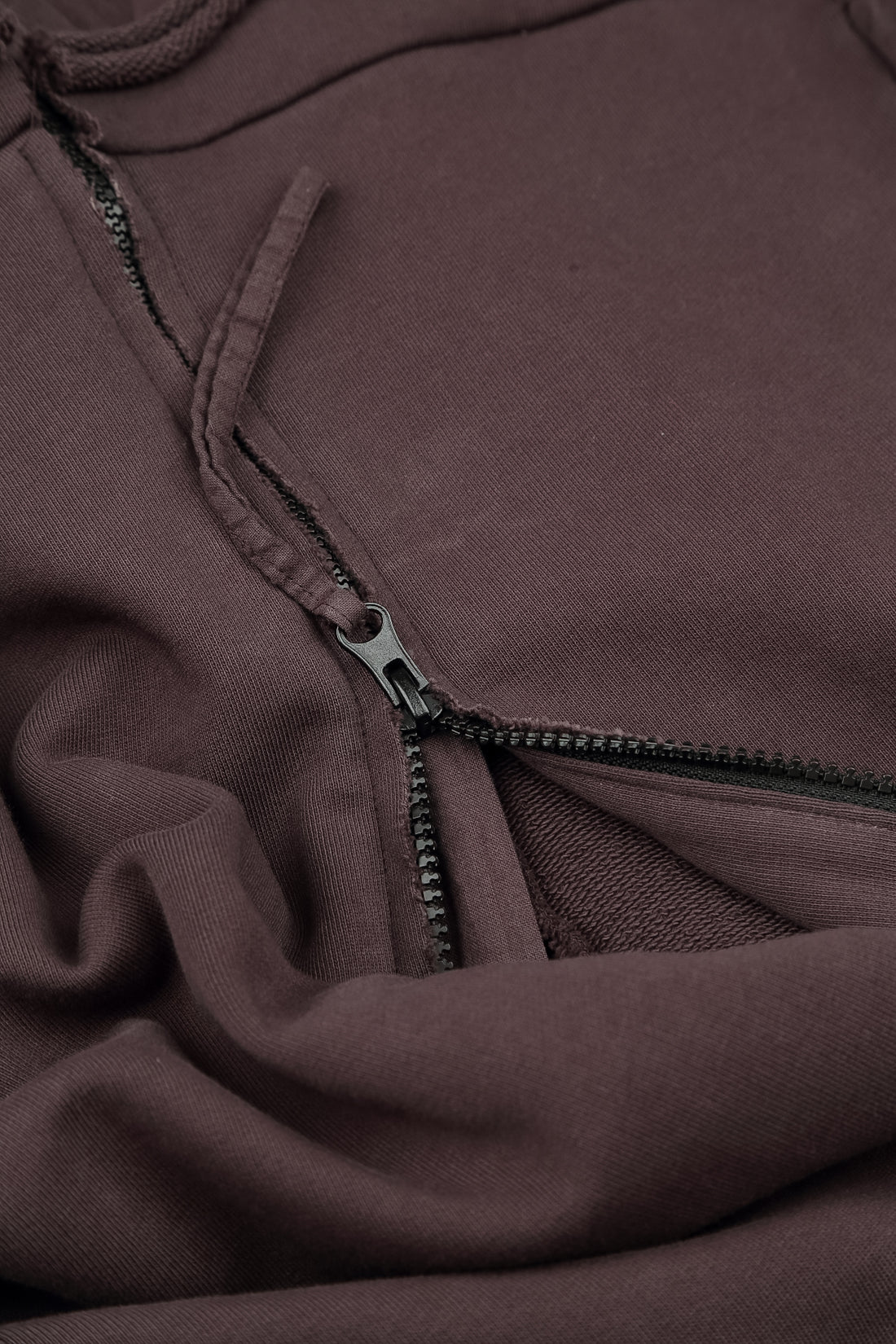 Hooded Truffle Brown Cotton Jacket Dress 6