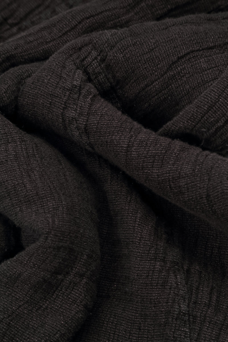 Loose Truffle Brown Mélange Linen Trousers
