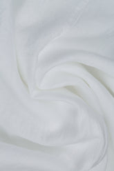 Soft Volume Sleeve White Linen Shirt 5