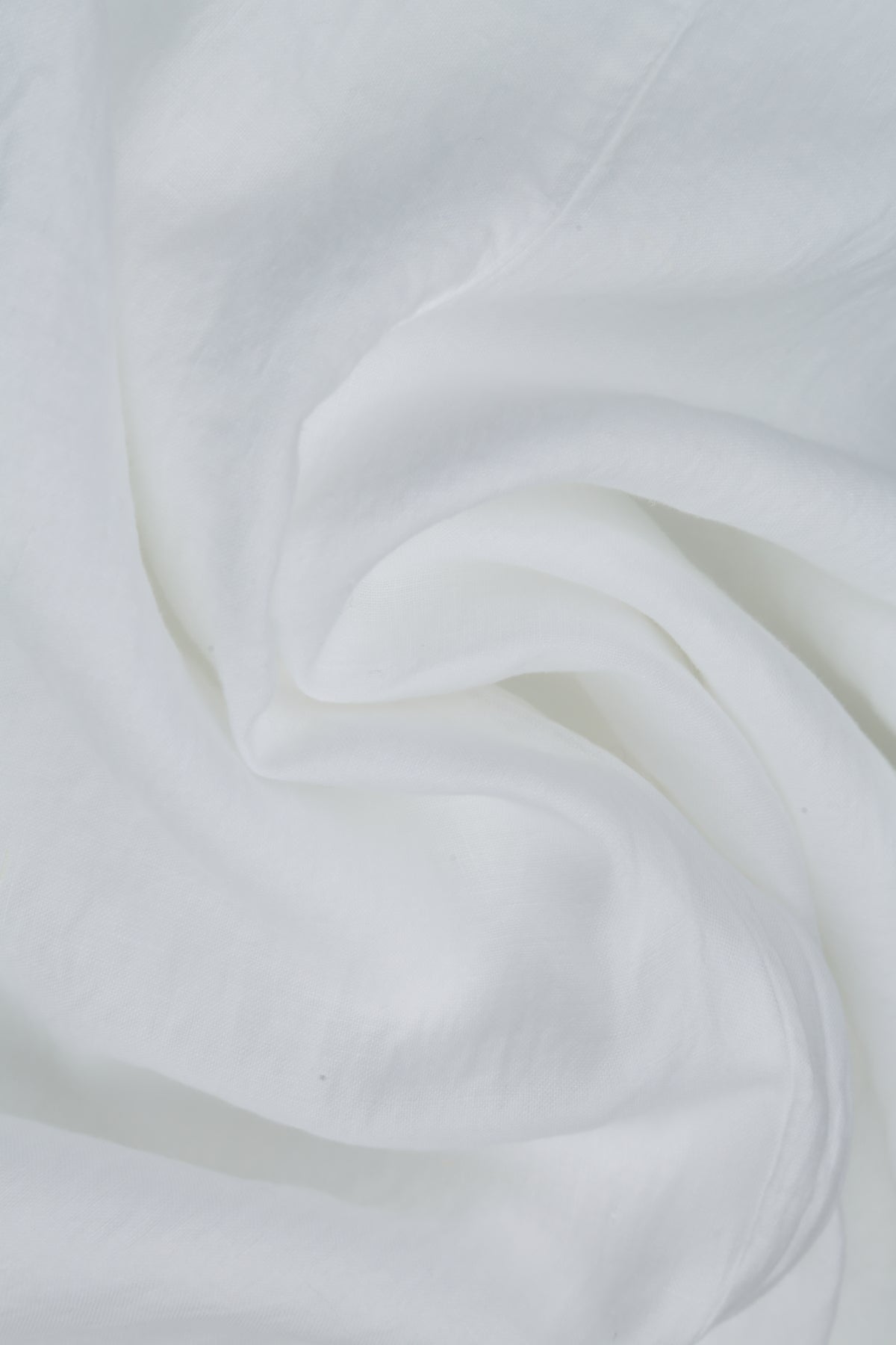 Soft Volume Sleeve White Linen Shirt 5