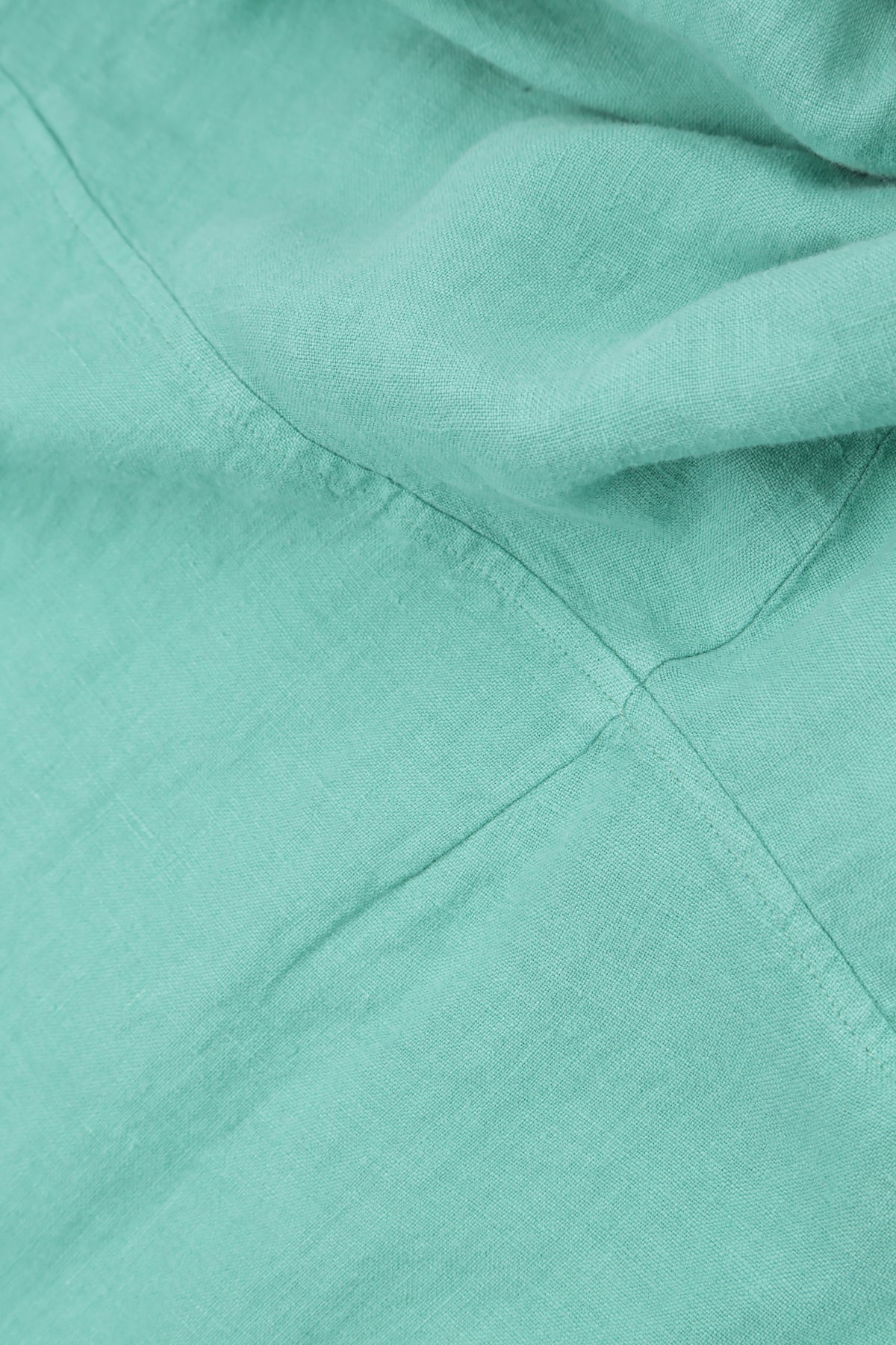 Blouse en lin évasée menthe