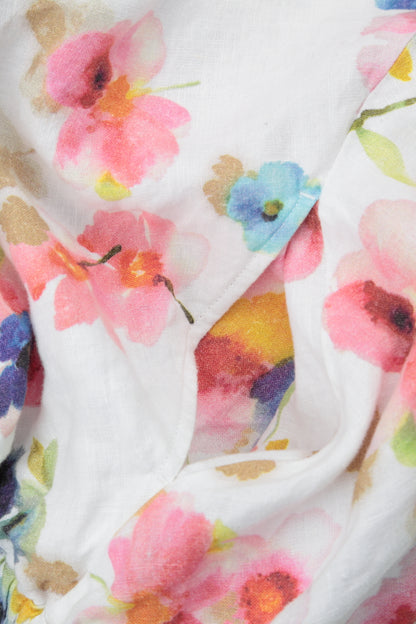 Cowl Neck Sleeveless Primrose Linen Tunic 5