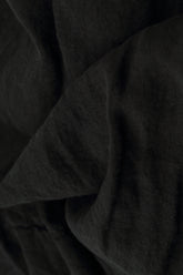 Loose Back Pockets Black Linen Jumpsuit 5