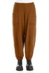 Large Pockets Aged Copper Cotton Trousers 1