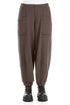 Large Pockets Forest Brown Cotton Trousers 1