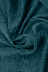 Layered Emerald Feathers Silk Cotton Blouse 5