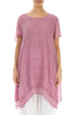 Layered Mauve Taupe Light Silk Tunic 1