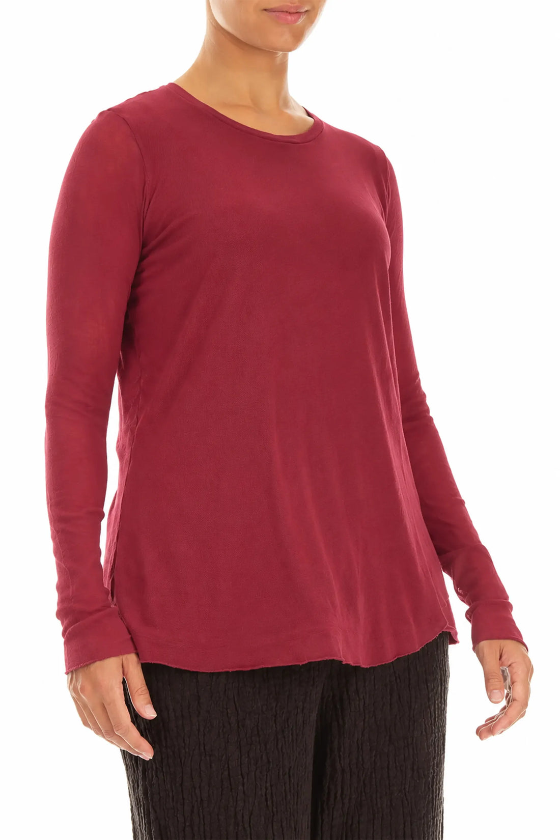 Layered Ruby Mesh Cotton Top 3