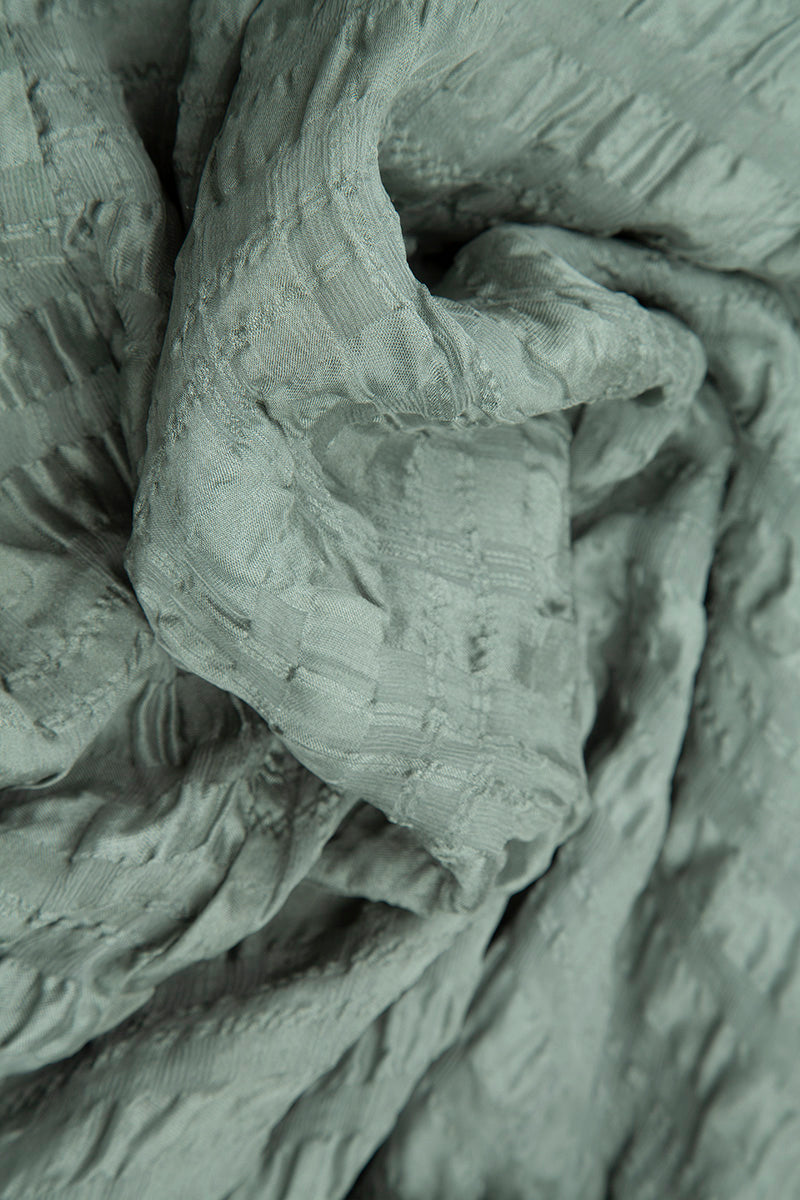 Layered Sage Light Silk Blouse 5