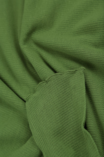 Layered Shamrock Green Mesh Cotton Tunic 5