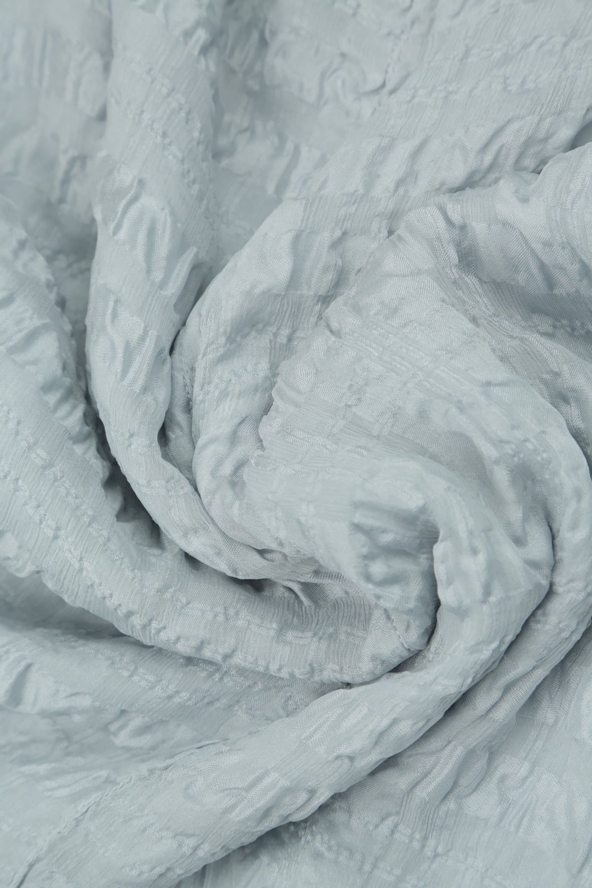 Layered Silver Grey Light Silk Blouse 5