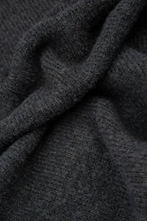 Light Flowers Dark Grey Wool Sweater 5