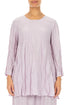 Lilac Crumpled Pure Silk Tunic 1