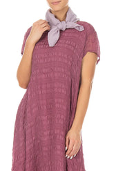 Lilac Gauze Linen Scarf 3