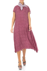 Lilac Gauze Linen Scarf 2