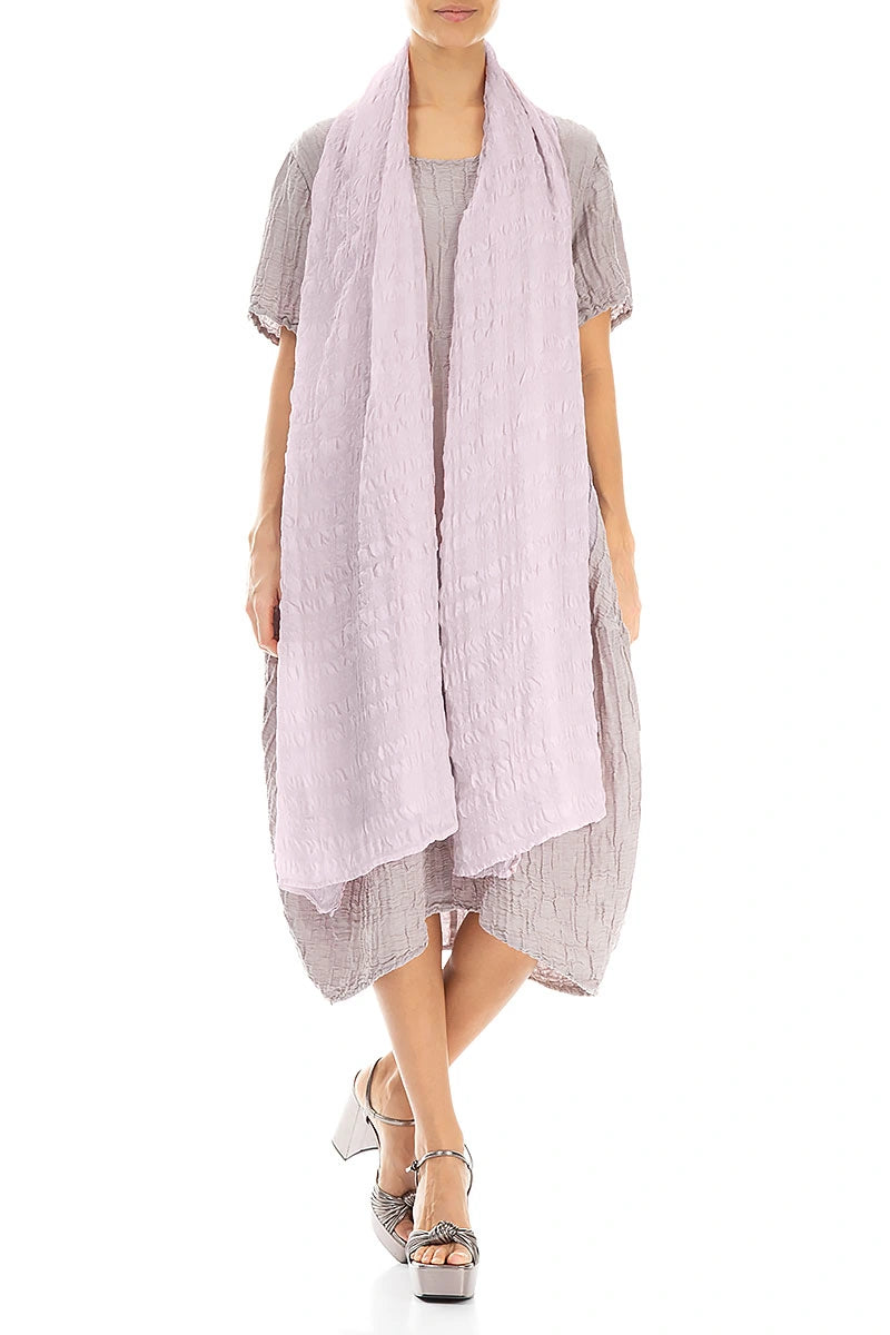 Lilac Light Silk Scarf 2