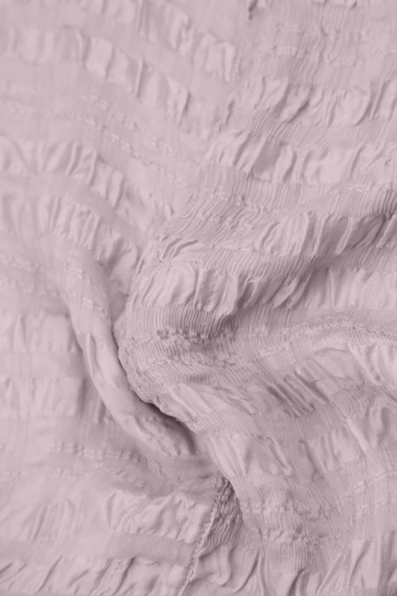 Écharpe en Soie Légère Texture Lilas