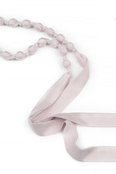Lilac Silk Fine Bead Necklace 6