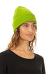 Lime Green Soft Wool Beanie Hat 1