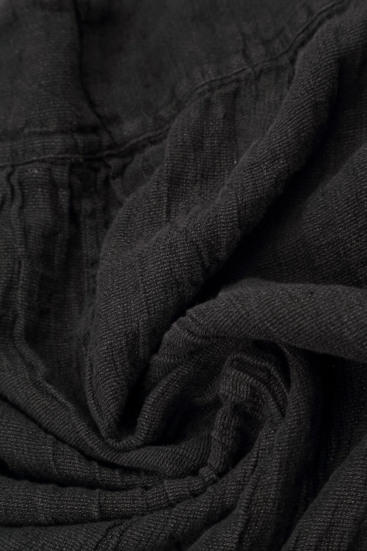 Long Charcoal Mélange Linen Jacket 5
