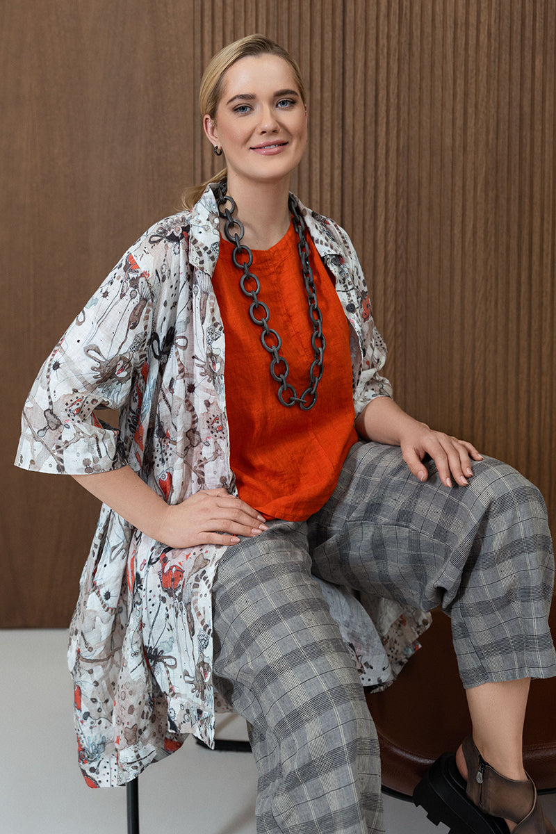 Long Savannah Linen Shirt 8