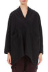 Longer Back Black Wavy Cotton Tunic 1