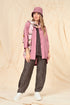 Longer Back Mauve Taupe Silk Bamboo Shirt 7