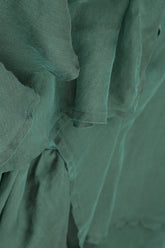 Longer Back Sage Silk Cotton Shirt 5