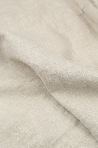 Longer Back Sleeveless Natural Linen Top 5