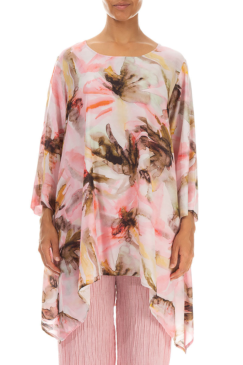 Longer Edges Oasis Silk Bamboo Tunic 1