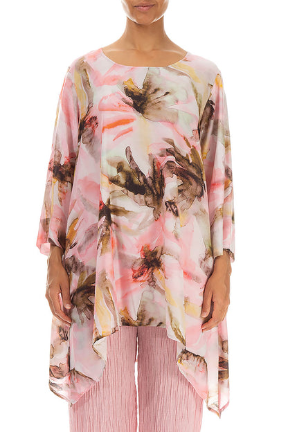 Longer Edges Oasis Silk Bamboo Tunic 1