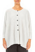 Loose Boxy White Wool Cardigan 1