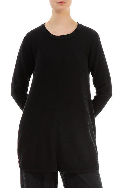 Loose Cosy Black Wool Sweater 3