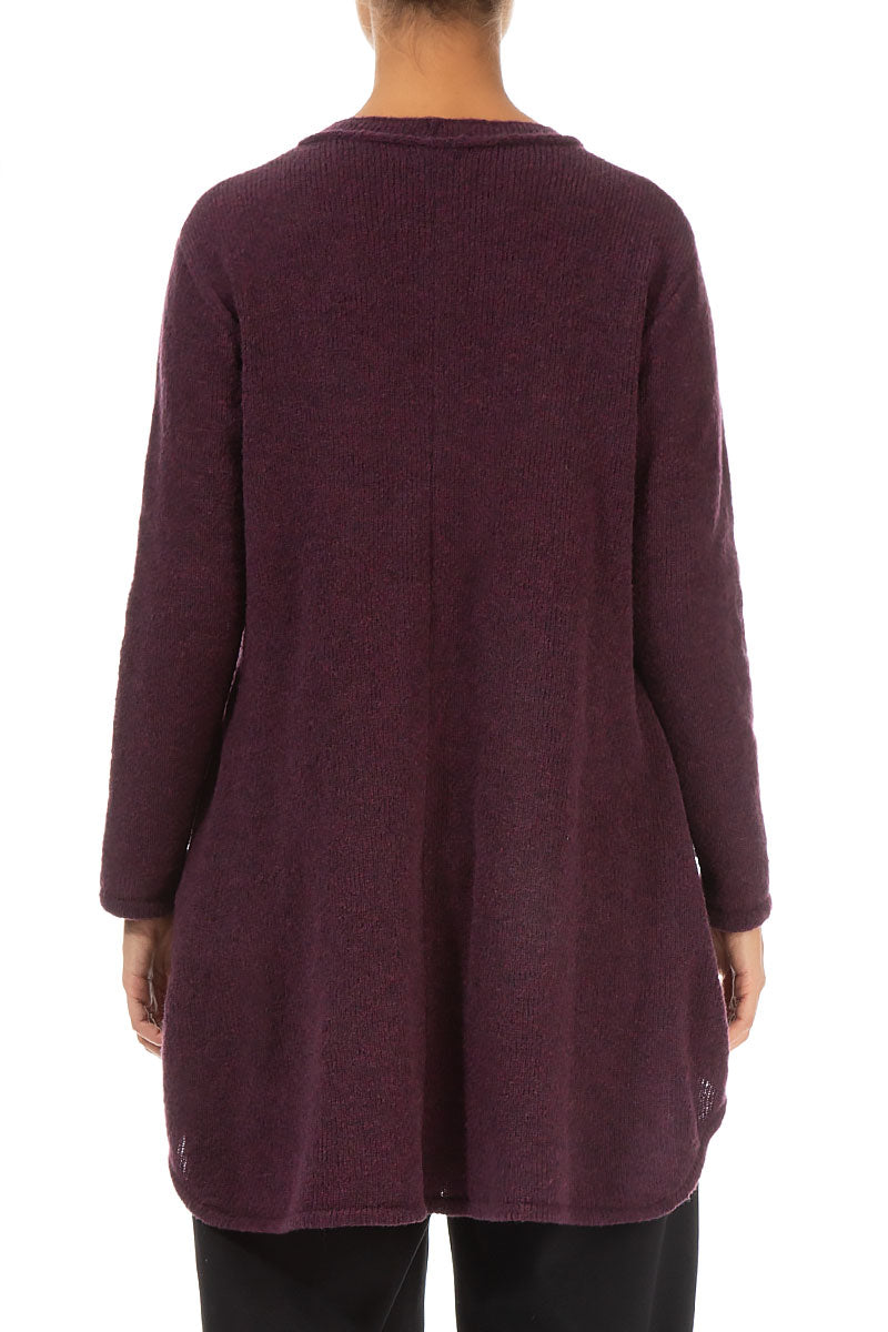 Loose Cosy Mulberry Wool Sweater 3