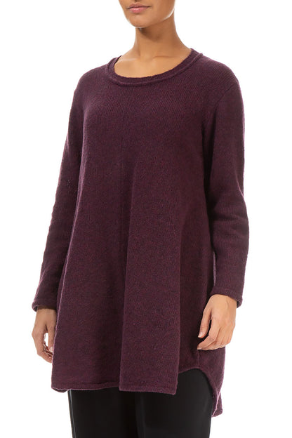 Loose Cosy Mulberry Wool Sweater 4