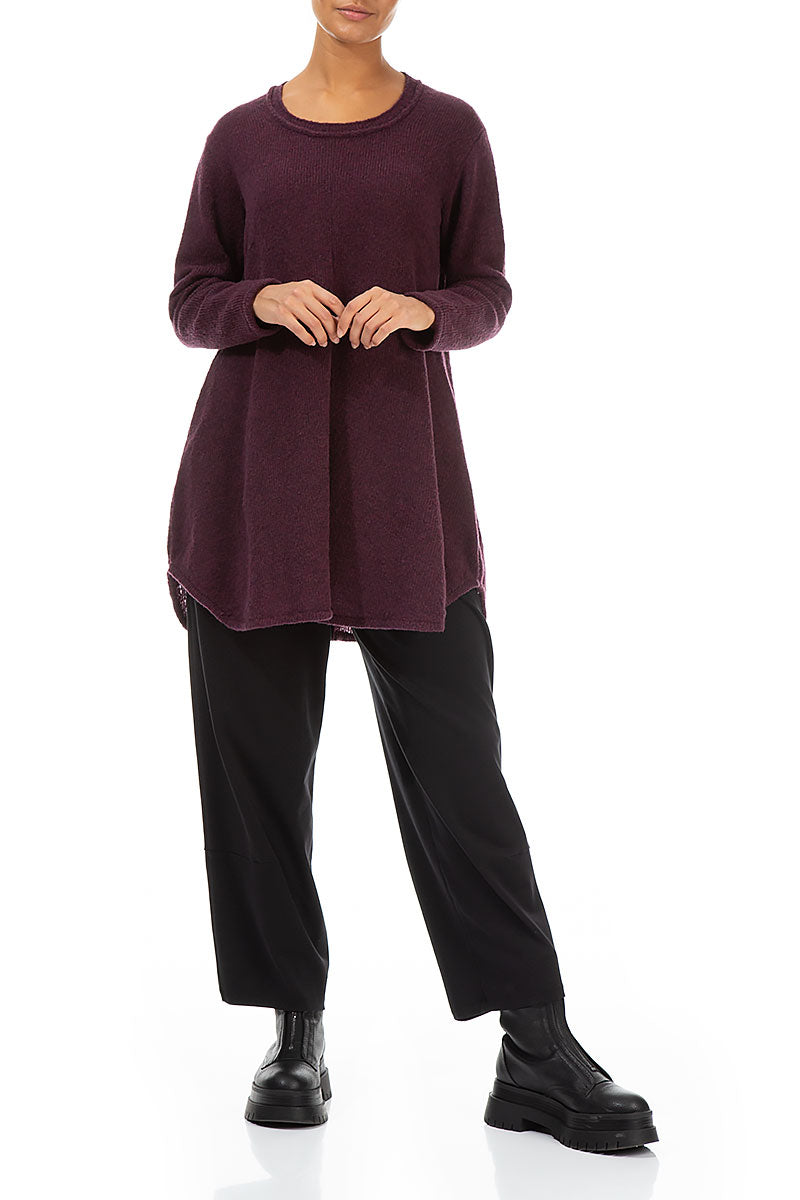 Loose Cosy Mulberry Wool Sweater 5