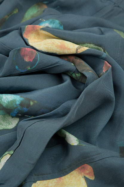 Loose Fairy-Tale Silk Bamboo Trousers