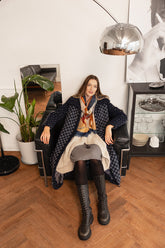 Loose Grey Wool Dress 1