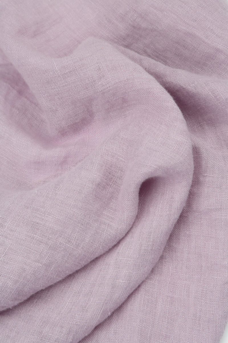 Loose Lilac Gauze Linen Shirt 5